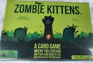NUEVO SELLADO Zombie Kittens Juego de Cartas Exploding Kittens Gats ¡JUEGO DIVERTIDO! ¡Amantes de los gatos! - Imagen 1 de 8