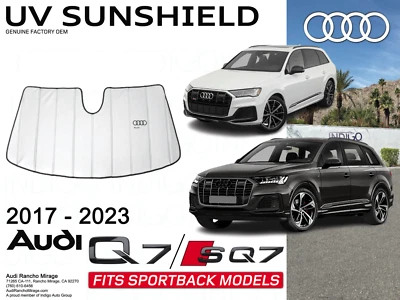 2017-2023 Audi Q7/ SQ7 GENUINE FACTORY OEM UV Sunshade ZAW-064-360-AQ - Image 1 of 4