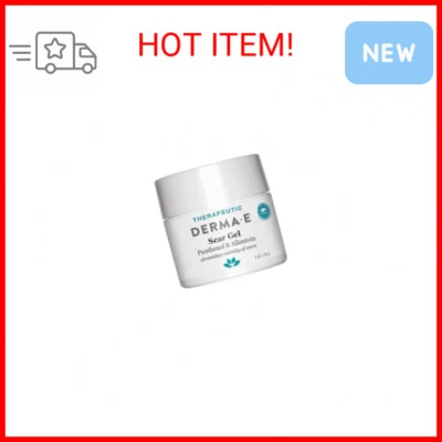 Derma E Scar Gel – Scar Treatment for Face – Hydrating Gel for Acne Scars, Burns - Image 1 of 2