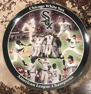 Chicago White Sox American League Champions porcelain plate 2005 world series 
