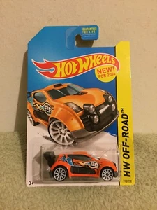  New 2013 Hot Wheels Off Fast 4WD Orange And Blue - Imagen 1 de 2