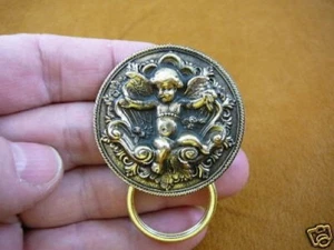 #E528) Cherub Cupid Angel Eyeglass pin pendant ID badge holder - Picture 1 of 1