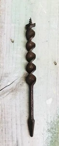 Vintage Woodcraft Hand Brace Tool Auger Scotch Pattern Crank Drill Bit 5 Inch - Picture 1 of 2