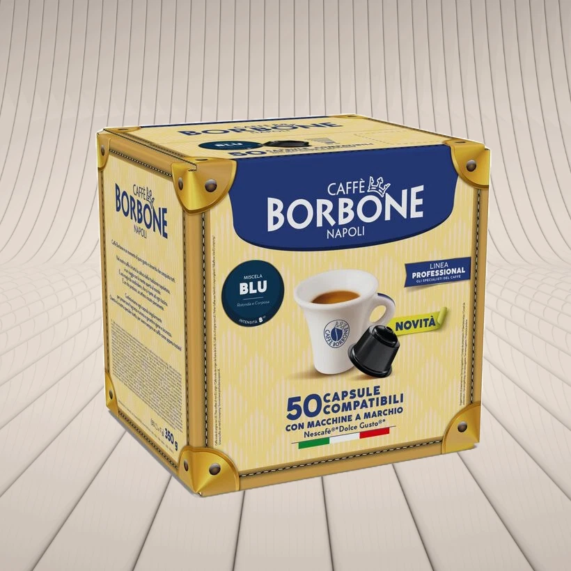 50 capsule caffè Borbone Nescafè Dolce Gusto Blu