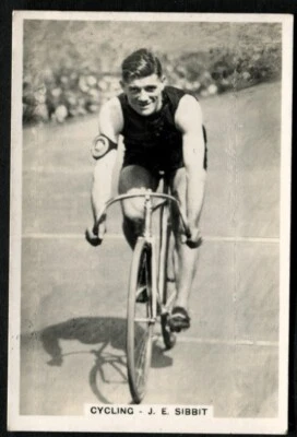 Tobacco Card, Senior Service, SPORTING EVENTS & STARS,1935,JE Sibbit,Cycling,#88 - Image 1 of 2