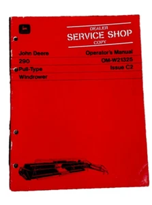 John Deere 290 Pull Type Windrower Operators Manual OMW21325 - Picture 1 of 5