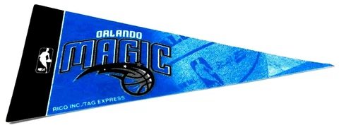 ORLANDO MAGIC PENNANT NBA MINI FELT 9" LONG OFFICIALLY LICENSED BASKETBALL Cover