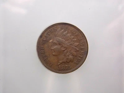 1875 Indian Head Cent Penny 1c ICG XF EF40 #901 Extra Fine ECC&C, Inc.  - Image 1 of 4
