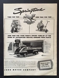 1946 Ford Ad Springtime and time for your Ford’s spring tune-up - Picture 1 of 1