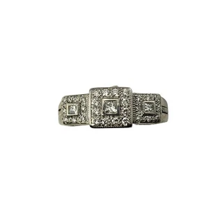 Charriol 18 Karat White Gold and Diamond Ring Size 6.75 #11233 - Picture 1 of 10