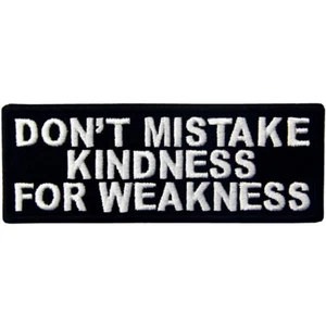 Iron on Sew On Patches transfers Embroidery patch Badges Applique Rock kindness - Picture 1 of 5