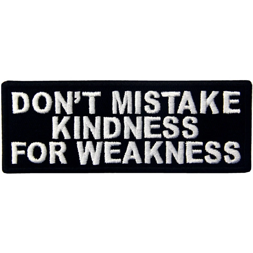 Iron on Sew On Patches transfers Embroidery patch Badges Applique  Rock kindness - Image 1 of 4