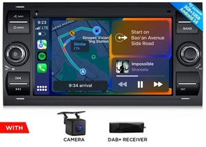 DAB+ CarPlay Android Auto 14 Autoradio NAVI Für Ford Focus Fiesta Transit Mondeo - Bild 1 von 20