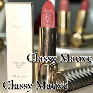 Oriflame Giordani Gold Eternal Glow Lippenstift SPF 25 Classy Mauve Hyaluron Art - Bild 1 von 6