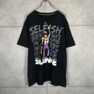 Kobe Bryant Lakers T-Shirt L Black NBA Superstar Print - Picture 1 of 10