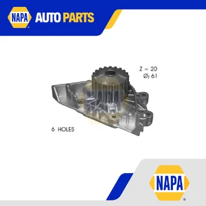 Water Pump fits PEUGEOT 407 6C, 6D, 6E 1.8 2.0 2.2 04 to 10 Coolant NAPA 1201E7 - Picture 1 of 8