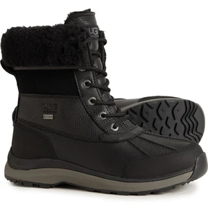 💕 $ 250 UGG Adirondack III SCHWARZ VELOURSLEDER WASSERDICHT STIEFEL DAMEN GRÖSSE US 8 - Bild 1 von 6