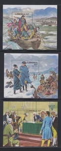 LIBERIA 1982 MNH 4 SOUVENIR SHEETS AMERICAN BICENTENNIAL - Picture 1 of 2