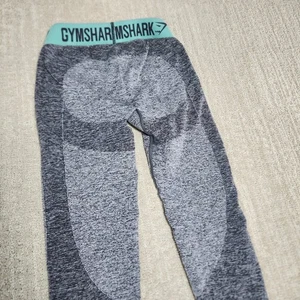 Gymshark Pants Women Small Dry Flex Low Rise Leggings Logo Weight Lifting Run - Picture 1 of 9