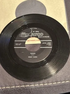 BOBBY DARIN 45 " Things / Jailer Bring Me Water " ATCO Canada 1962' - Picture 1 of 2