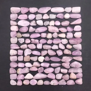 Natural Kunzite Tumbled Stone Crystal Chips Gravel Quartz Healing Decorat 129Pcs - Picture 1 of 9