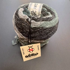 NORO GESHI YARN - 1 Ball Color 1 Lot B 656 YDS Cotton Silk Viscose Wool NOS - Picture 1 of 4