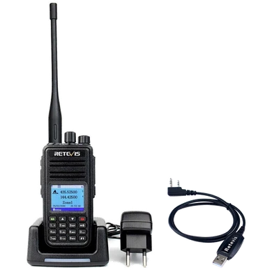 Retevis RT3S GPS Amateurfunkgeräte Dual Band DMR  Digitales Funkgerät Großer - Bild 1 von 4