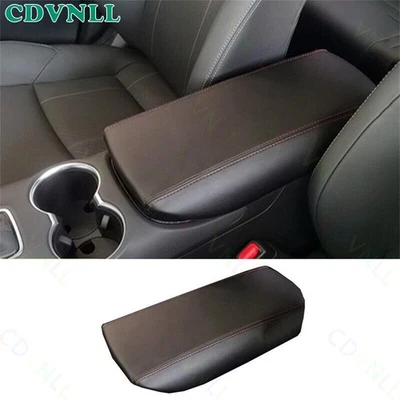 Черная кожаная средняя консоль панель подлокотника коробки для Toyota Venza Harrier 21-2024 - Изображение 1 из 4