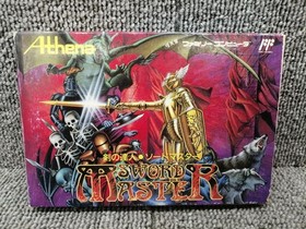 Sword Master Ken no Tatsujin Famicom NES Athena 1990 Japan Boxed Manual Rare