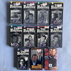 The Fugitive Lot David Janssen Collectors Volume 2-10 VHS 1992 + Final Episode - Picture 1 of 12