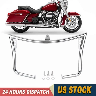 Crash Bar Engine Guard For Harley Touring Road Electra Street Glide 1997-2008 Foto 1 de 4