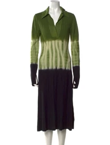 Abito maglione Proenza Schouler White Label donna verde lana tinta a tuffo taglia S - Foto 1 di 8