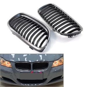 Parrilla delantera de fibra de carbono para BMW E90 E91 328i 335i xDrive 2009-2011 - Imagen 1 de 12