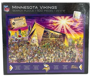 Nuevo y Sellado Minnesota Vikings NFL Fútbol Joe Journeyman 500 Piezas Rompecabezas de Búsqueda - Imagen 1 de 2