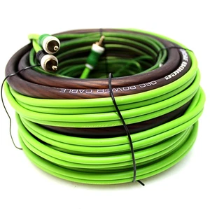 4 GA OFC 2-Channel Green Amplifier Wiring Kit MWK-42CU Deaf Bonce Machete - Picture 1 of 7