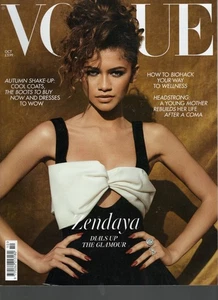 Vogue UK Magazine October 2021 - Zendaya Cover,Emma Raducanu, Dianne Abbot - Bild 1 von 3