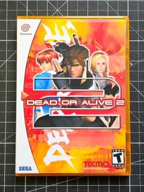 Dreamcast Dead or Alive 2 Version 2 Your Choice of Custom Case NO Game or Manual