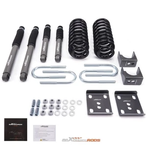 Front 3 Rear 6 Lowering Kit for Ford F100 F150 2WD 65-79 with Shocks - Picture 1 of 17