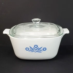 Vintage Corning Ware Auflaufform blaue Kornblume 1 3/4 Quart Cottagecore Farmcore - Bild 1 von 10