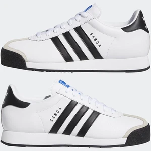 Adidas Samoa Originales Hombre Blanco/Negro Cuero Tenis - 675033 - Imagen 1 de 7