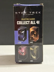 Star Trek 2009 Vidrio Coleccionable “Kirk” Burger King Película Promo con Caja - Imagen 1 de 5