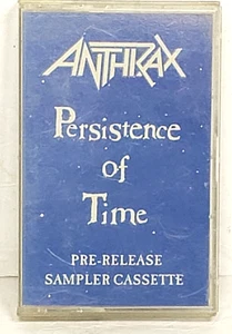 Anthrax - Persistence of Time  Pre-Release Sampler Cassette - Picture 1 of 4