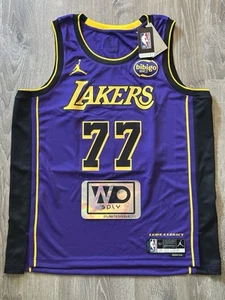 Luka Doncic #77 Los Angeles Lakers Jordan Statement Edition Swingman Jersey 52 - Picture 1 of 3