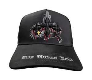 KILO HATS 3 CROSSES BLACK SNAPBACK HAT KCRUCES3 BLK - Picture 1 of 4