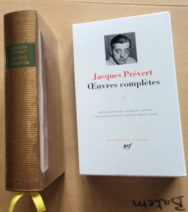 Oeuvres Complètes T I Jacques PREVERT éd Bibliothèque de la Pléiade 1992 - Picture 1 of 6