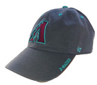 Arizona Diamondbacks Hat Cap Gray Adjustable One Size Fits Men '47 Brand Euc