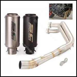 YZF R7 2021-2024 for Yamaha MT-07 Whole System Exhaust Header Pipe Muffler Tips - Picture 1 of 15