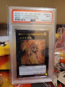 Yugioh Number 12: Crimson Shadow Armor Ninja ORCS-EN042 Ultimate 1st Ed PSA 9 - Picture 1 of 2