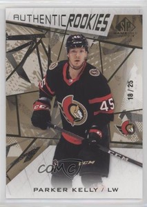 2021-22 SP Game Used Authentic Rookies Gold Fragment /25 Parker Kelly Rookie RC