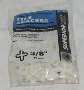 Superiorbilt 81P38B Fliesenabstandshalter 3/8 Zoll 50 Stück Kreuz - Bild 1 von 4